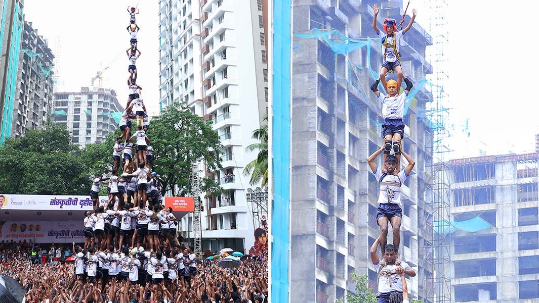 Новини світу - В Індії збудували найвищу "живу піраміду" у світі