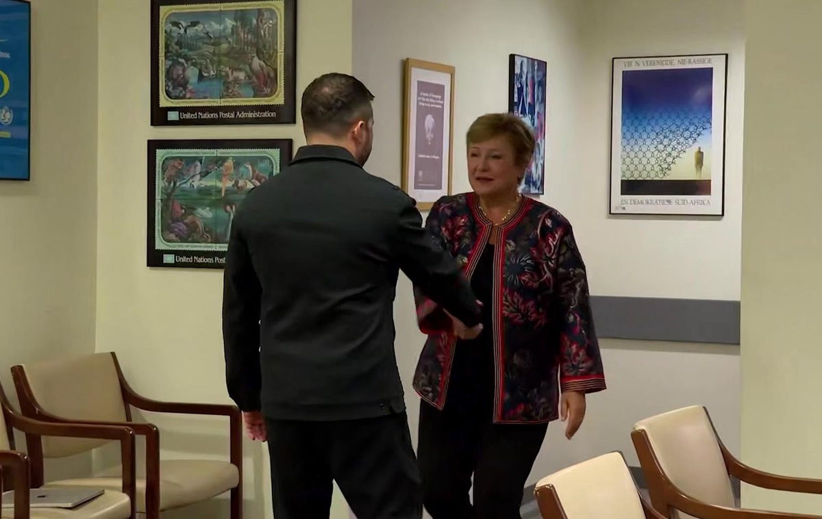 Новини України - Зеленський обговорив з директоркою МВФ заморожені активи РФ