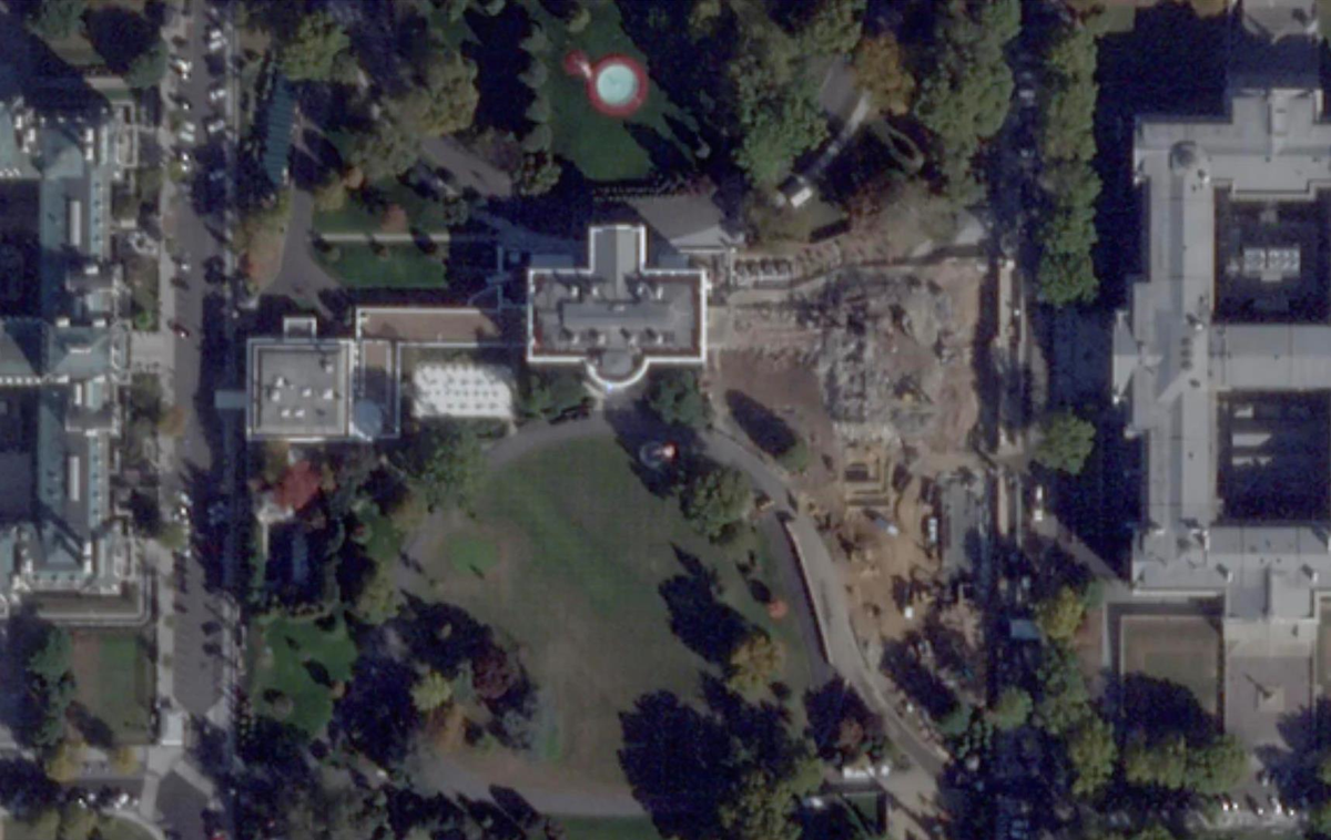 Новини світу - Частину Білого дому знесли задля бальної зали Трампа