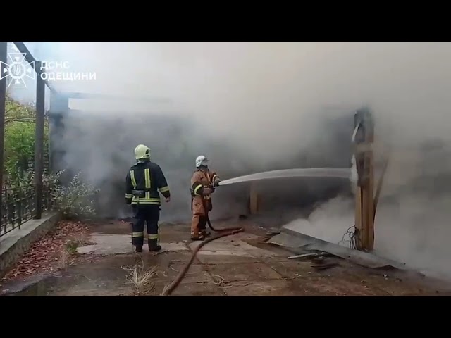 росія знову атакувала Одещину ударними безпілотниками