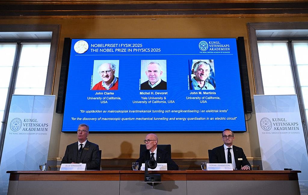 Оголошено лауреатів Нобелівської премії-2025 з фізики