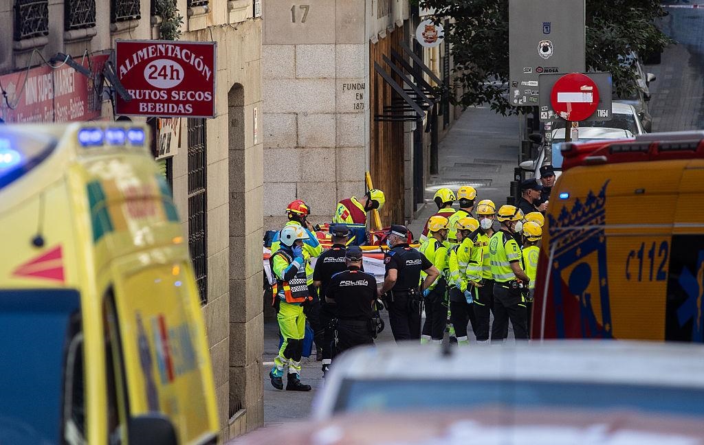 У центрі Мадрида обвалилася будівля: є загиблі